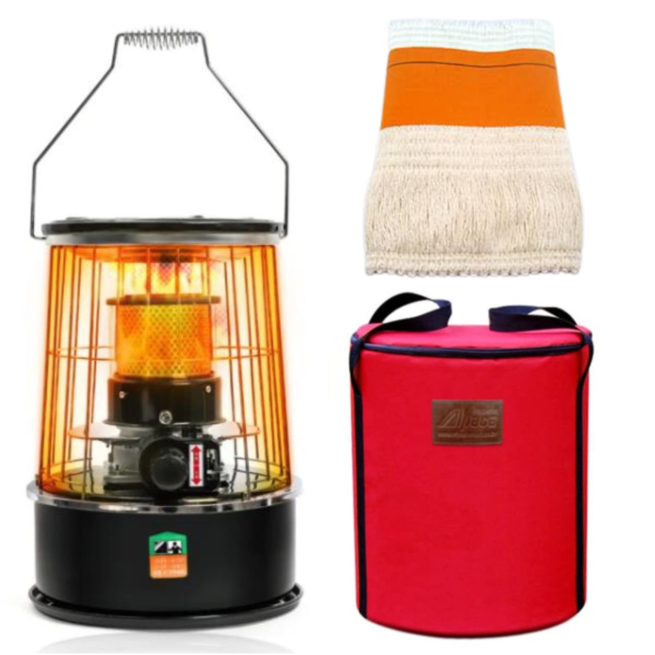 TS-77A アルパカ ストーブ Alpaca 石油ストーブ 灯油ストーブ 自動消火装置付 本体+専用ケース+替え芯1+1+1