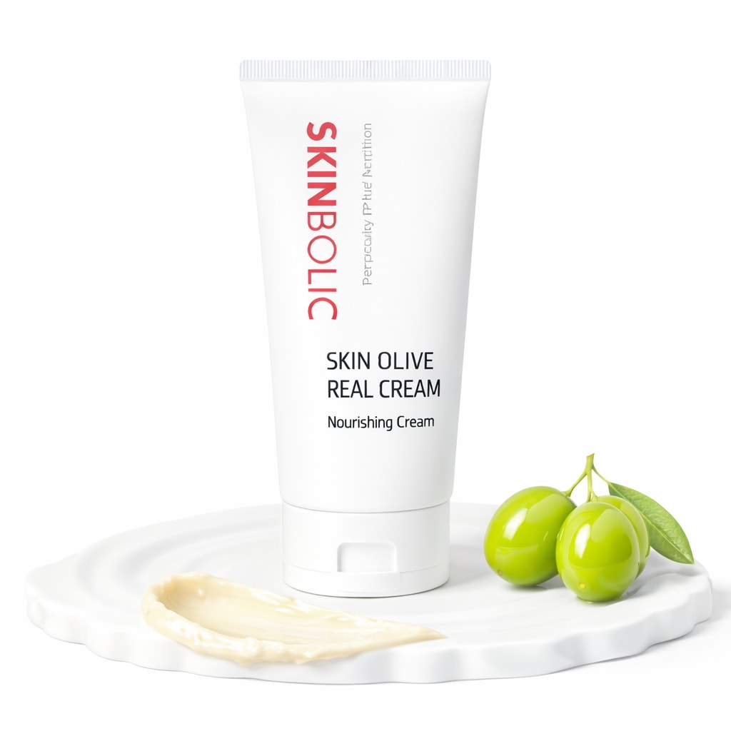 スキン オリーブリアルクリーム 50ml 韓国コスメ l 自宅でエステ体験 l 低刺激 l エイジングケア l 10倍クリーム l トラブルケア