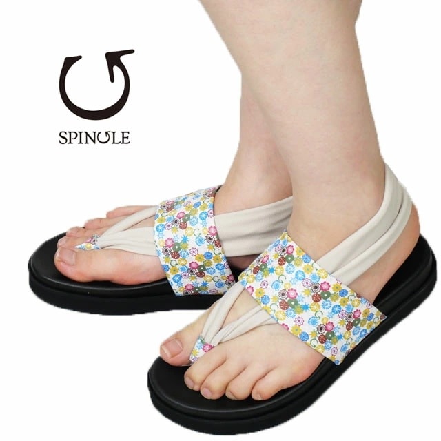 スピングル ラゴンマ コラボ サンダル レディース ローヒール バックストラップサンダル 日本製 コンフォートサンダル 花柄 トングサンダル レザーサンダル フラワー 本革 靴 12,375円