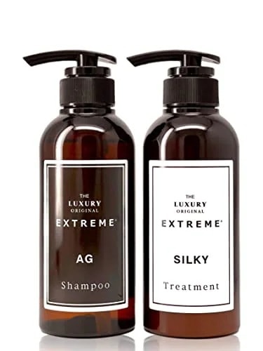 【公式】 ザラグジュアリーオリジナルエクストリーム ［エクストリームシャンプーＡＧ］ ＋ ［エクストリームトリートメントＳＩＬＫＹ］ オーガニック サロン専売品 アルガンオイル配合 ヘアケア セット3