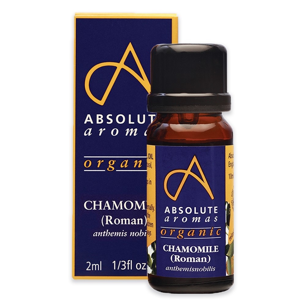 [イギリス産正品]AbsoluteAromas オーガニック カモミールローマン エッセンシャルオイル 2ML / 天然オイル イギリス産 生理痛 不眠 頭痛 ニキビ