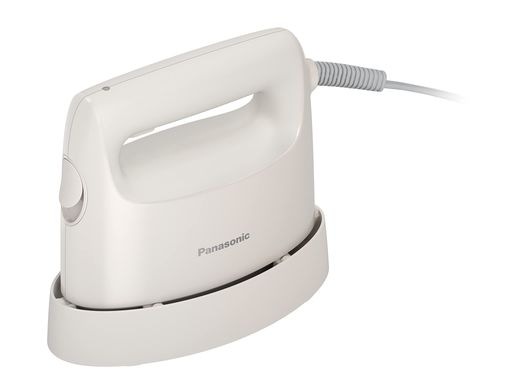 衣類スチーマー パワフルスチーム コンパクト 軽量 プレスもできる2WAY 脱臭 除菌 アイボリー NI-FS430-C