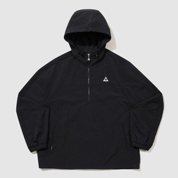 ユニ ルーズフィット アノラック メッシュ ジャケット (QR123LJK22_BLK) 17,473円