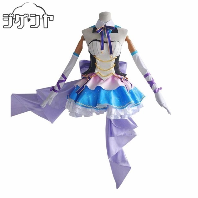 【急速出荷】最低価!格!Re:ゼロから始める異世界生活　エミリア　アイドルVer　コスプレ衣装