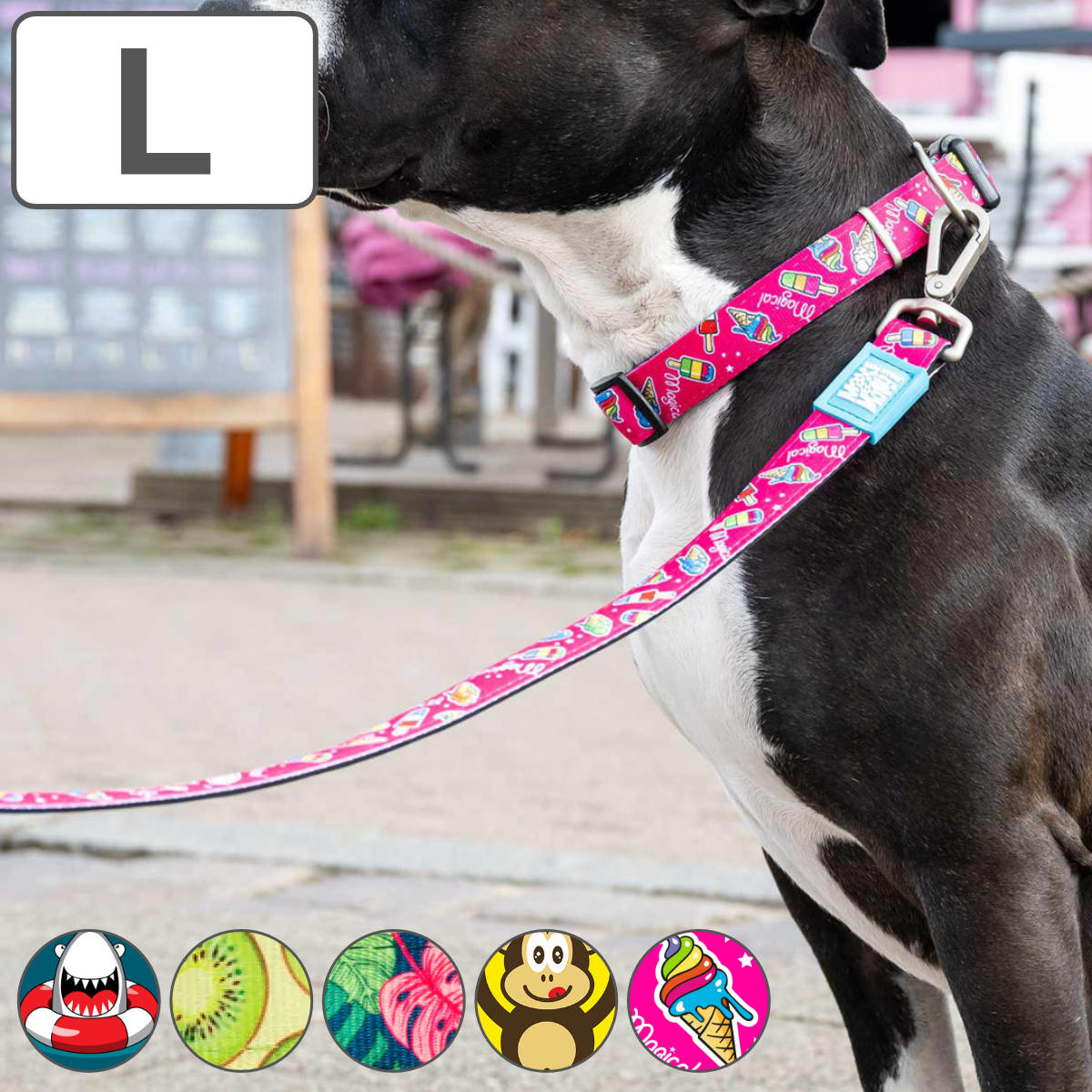 リード 犬 L マックス＆モーリー 大型犬 1.2m 犬用 犬用リード 散歩 ペット用 いぬ ドッグ 軽量 おしゃれ かわいい 簡単装着 柔らかい 負担軽減 快適 高機能 ペット ペット用品