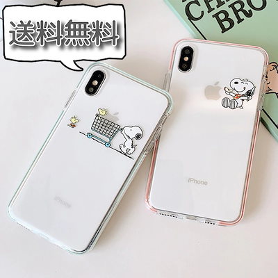 Qoo10] iPhone ケース スヌーピー 韓国