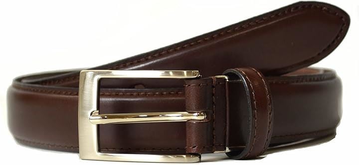 atelierCODEL ベルト メンズ ビジネス 本革 ビジネスベルト 栃木レザー 紳士用ベルト(ダークブラウン)