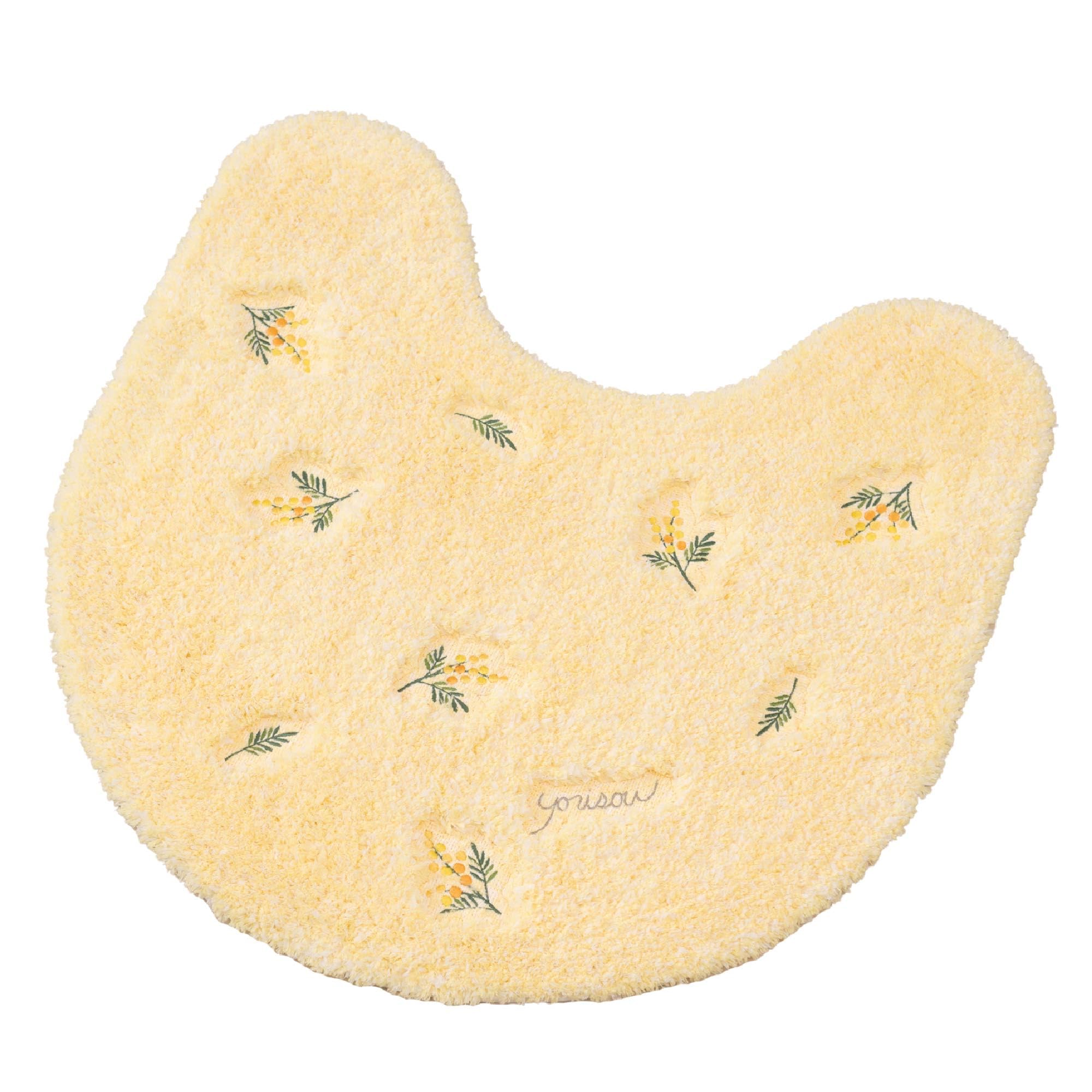 センコー S.D.S トイレ用品 スイートミモザ トイレマット 約60×60cm イエロー 15704