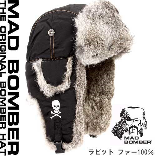 304 SKULL MAD BOMBER hat ハット ストリートファッション スキー帽子 アメリカブランド ロシアン帽子 防寒用 ハット