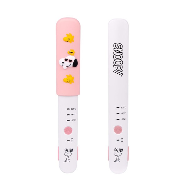 ピーナッツ スヌーピー ポータブル ワイヤレス ミニヘアアイロン ヘアスタイラー