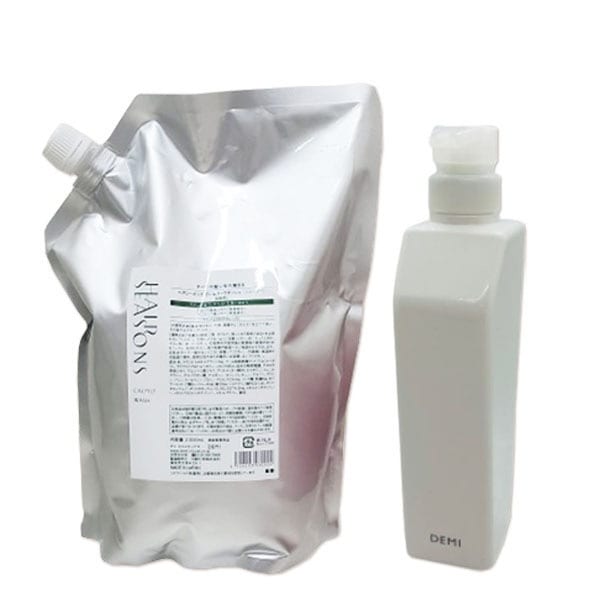 カームリー ウォッシュ 2000mL + 専用ケース（空容器） 詰め替え セット