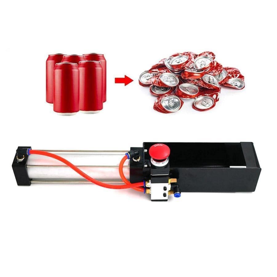 韓国ファッション エアシリンダー缶クラッシャー 空き缶つぶし器 缶切り器 缶クラッシャー 缶潰し器 ボトル破砕機 ソーダビールスマッシャー アルミ缶 スチールボトル ペットボト