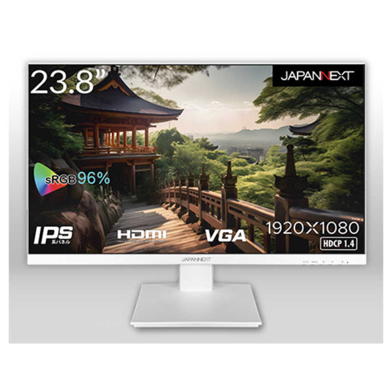JAPANNEXT　フルHD液晶モニター ［23.8型 /フルHD(1920×1080) /ワイド］　JN-238i75F-W 11,872円