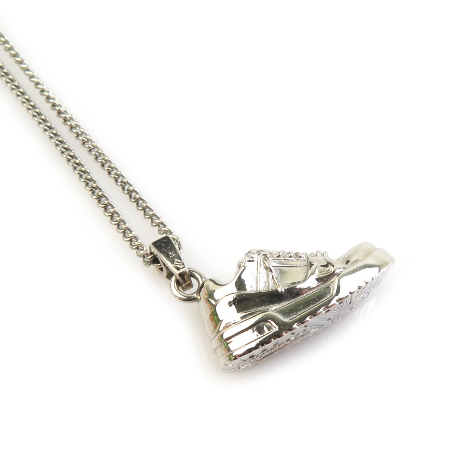 ルイ ヴィトン LOUIS VUITTON ネックレス PENDENTIF LV TRAINER メタル シルバー メンズ M01892 e61958i