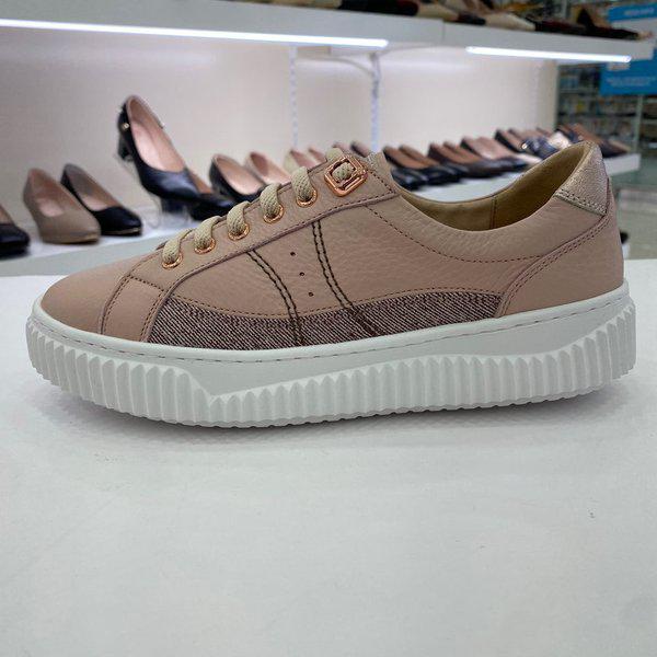 女性軽量バンディングスニーカー YAEFZH761PI HSPD4A GN