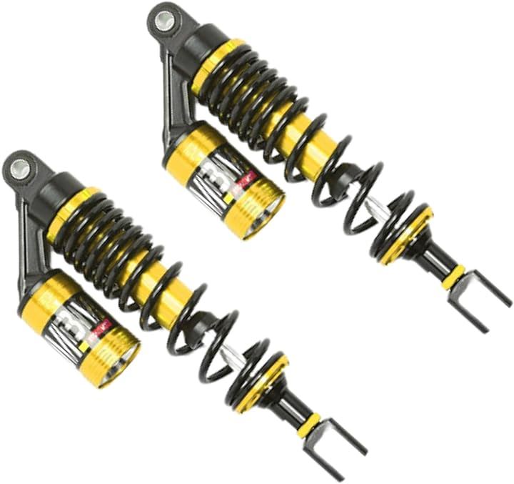 リアサスペンション シグナスX SR BW’S pcx125 ２本セット 高性能 320mm キャビテーション 防止 タンク付き( ゴールド)