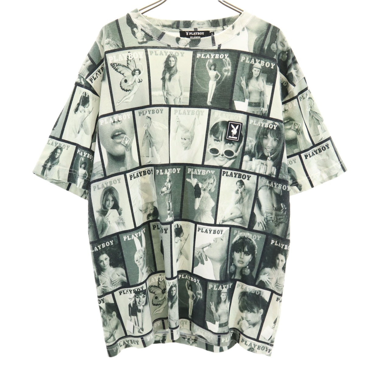 XLARGE エクストララージ コラボ 総柄 半袖 Tシャツ M メンズ 古着