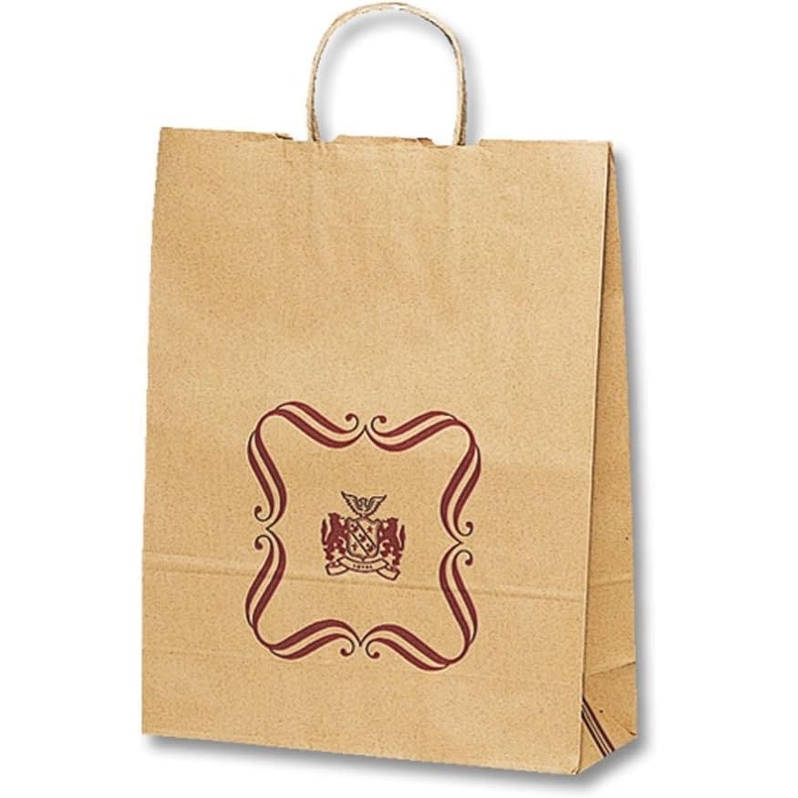 （まとめ買い）シモジマ HEIKO 手提げ紙袋 25チャームバッグ 25CB 2才 ロイヤル 50枚 幅320xマチ115x高410mm 003200600 [x3セット]