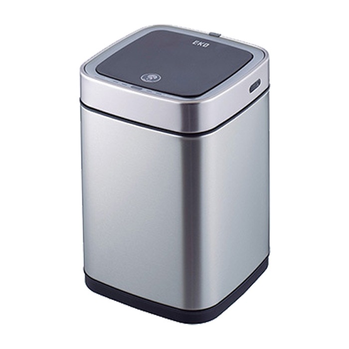 センサー式 ゴミ箱 6L USB充電式 インナーボックス付き EK9252RGMT-6L シルバー
