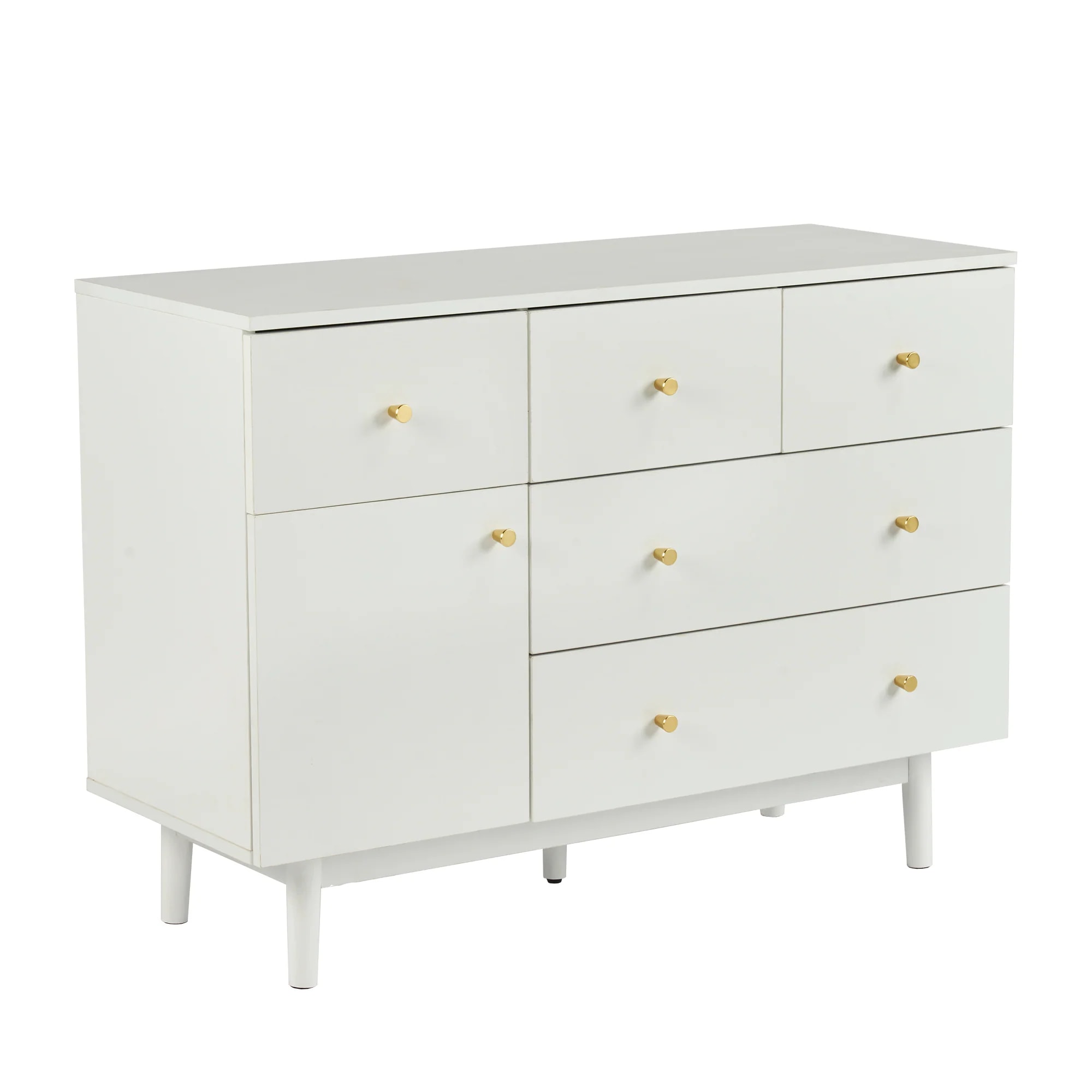 394キャビネット サイドボード 引き出し5杯 チェスト 収納棚 リビング収納 幅100cm サイドボード リビングボード 洋服 タンス 収納 おしゃれ 収納棚 北欧 木目調 おしゃれ 分類収納