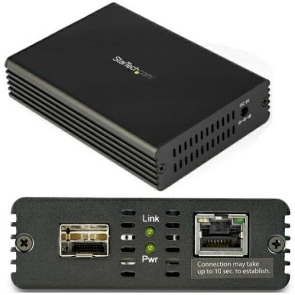 StarTech.com [MC M10GSFP] 光メディアコンバータ 10Gbps対応 オープン
