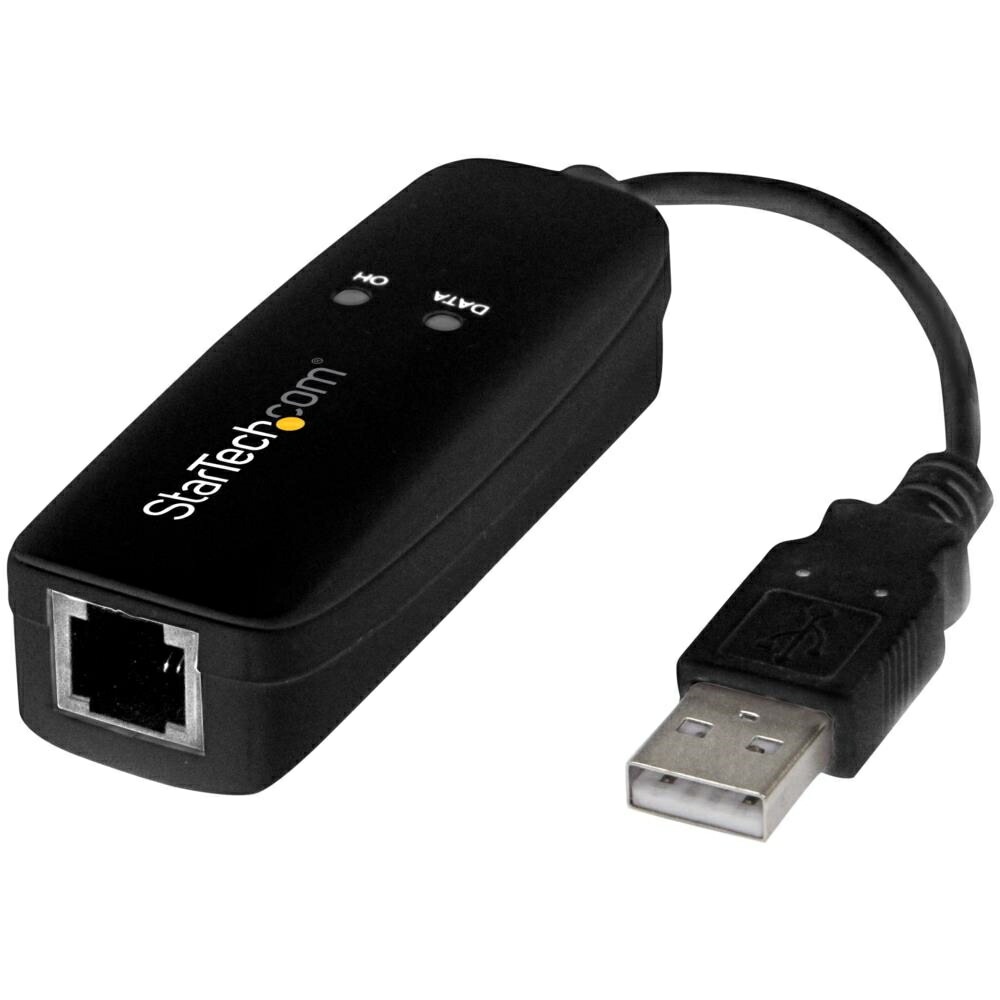 StarTech.com [USB56KEMH2] 外付けUSB接続アナログモデム USB対応FAX