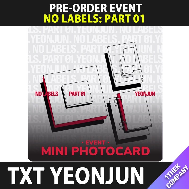 【３種セット】（オンライン特典）YEONJUN TOMORROW X TOGETHER (TXT) NO LABELS: PART 01