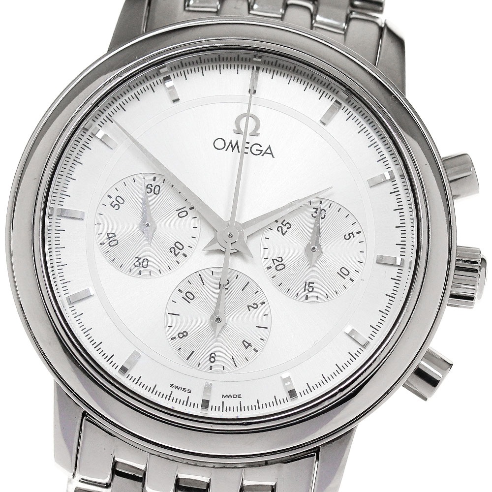 オメガ OMEGA 4540.31 デビル プレステージ クロノグラフ 手巻き メンズ 良品 _849810【中古】