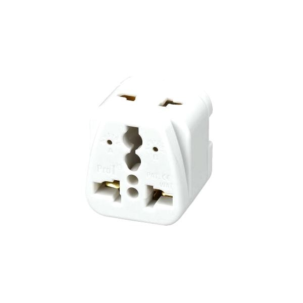 (5個セット) YAZAWA 海外用 電源プラグ マルチタイプ プラグアダプター HPM5SWHX5