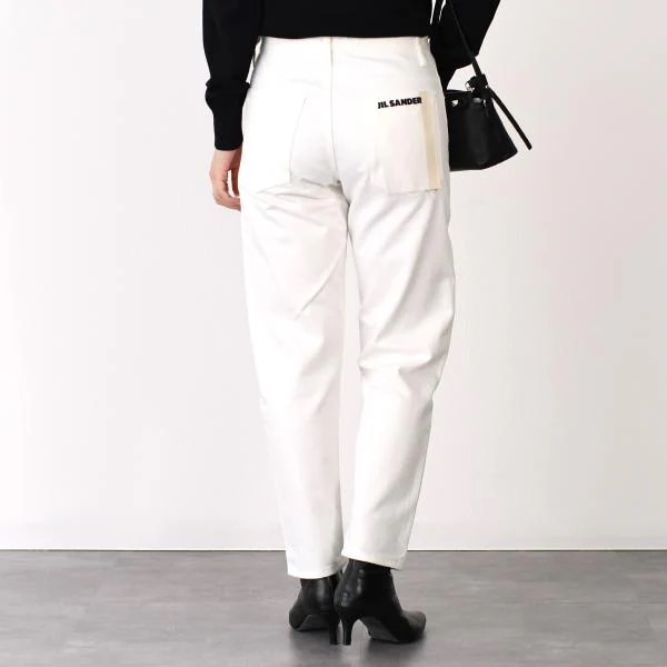 ボトムス デニム ズボン ツイスト デニムパンツ J04KA0105 J46544 レディース ホワイト シンプル カジュアル 人気 おすすめ ギフト