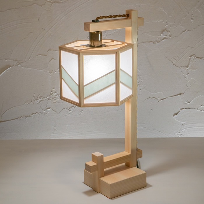 コンビネーションランプ スタンドライト 湊 sou 不織布＋利休鼠 A554-J 和風照明 おしゃれ