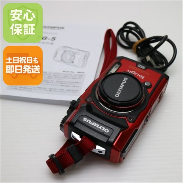 美品 Tough TG-5 レッド コンデジ OLYMPUS 163
