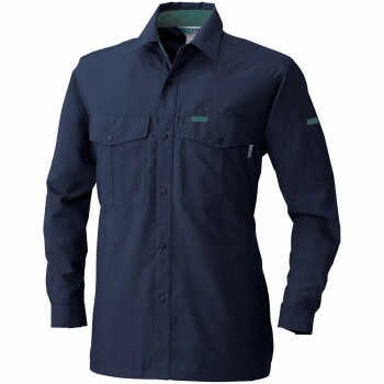 桑和 VA915 長袖シャツ Lサイズ ネイビー（1） VIVA SOWA