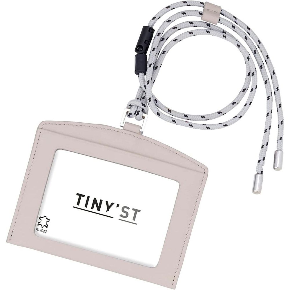 （まとめ買い）タイニスト IDカードケース ベージュ NP1080J [x3]