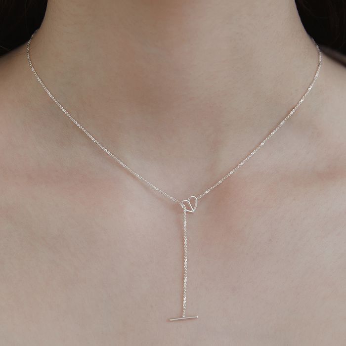 Lucky Heart Chain Necklace 2色 おしゃれ アイドル愛用ブランド 韓国人気 韓国ファッション