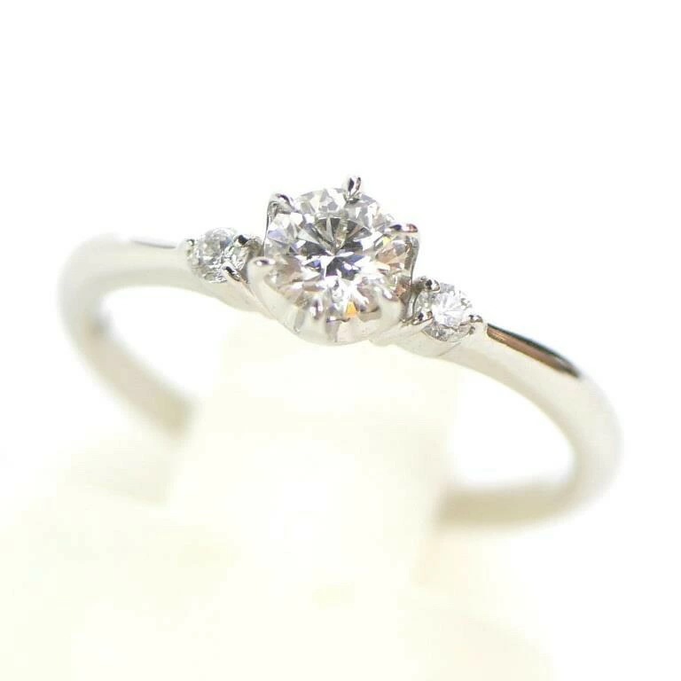 スタージュエリー STARJEWERY 指輪 ダイヤモンド リング 0.235ct/F/VS1/EX ＃7 /プラチナ/Pt950 【中古】(24080)