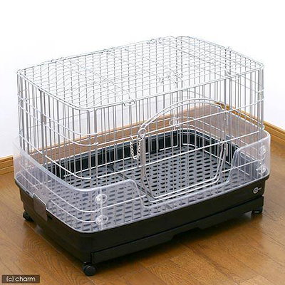 他サイト： うさぎケージ　クリアケージ　Ｓ（６８X４７X５１ｃｍ）ウサギ　チンチラ　フェレット　ケージ　お一人様２点限り　ＣＲＣ50―20―33―15―00の商品画像