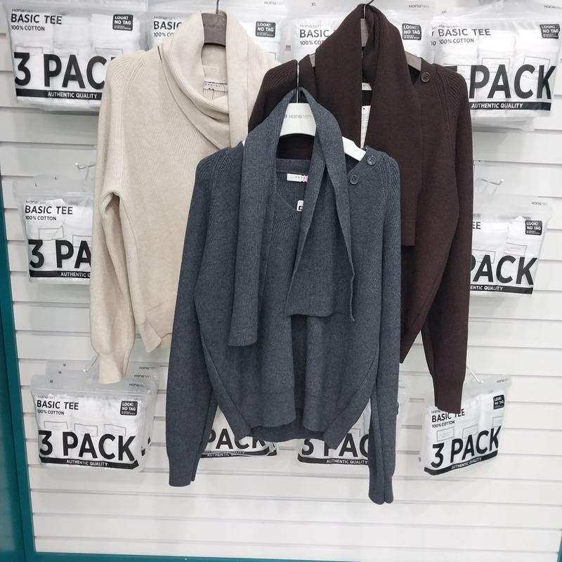 女性マフラーニットセット10540-140-880-37B-SH