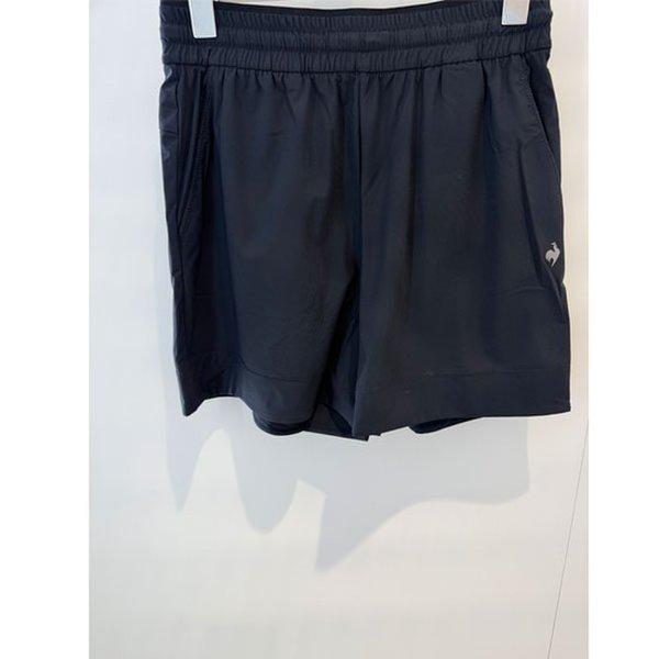 女性シェードオン冷感4部ルーズフィットショートパンツQR222OHP45 BLK