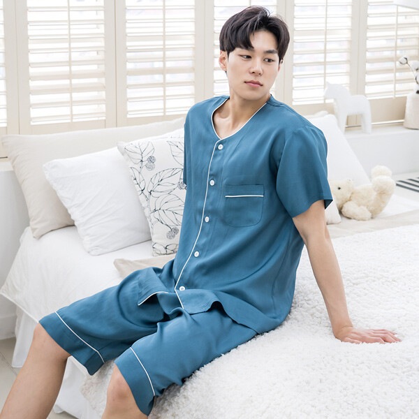 男性レーヨンパジャマ男性レーヨンパジャマブロー(ラウンド)~105