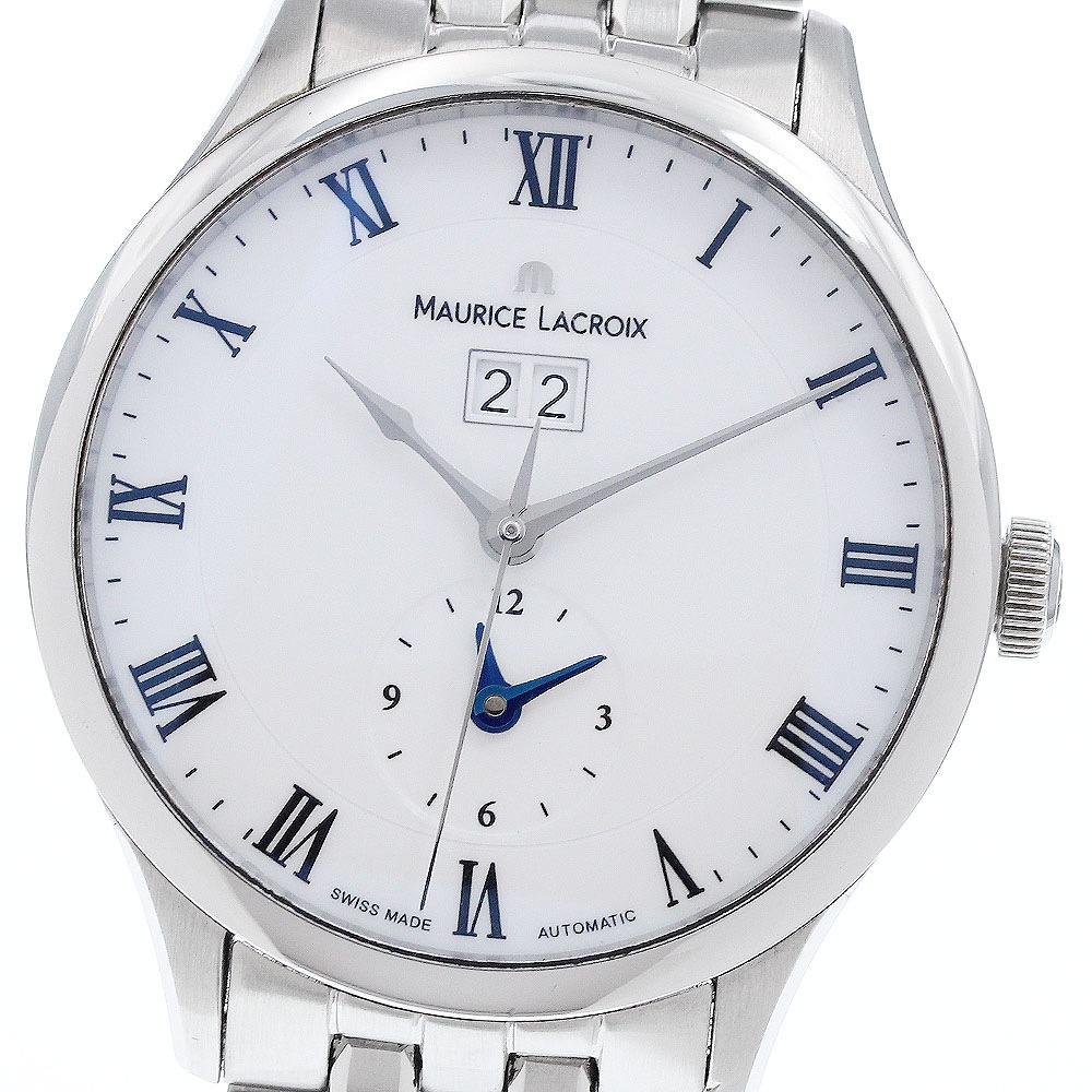 モーリスラクロア MAURICE LACROIX MP6707-SS002-112 マスターピース GMT 自動巻き メンズ 美品 _930999【中古】