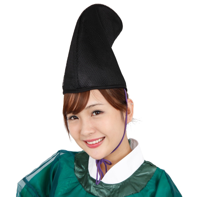 コスプレ 仮装 [4点セット] Patymo 烏帽子 【 ハロウィン 衣装 キャップ プチ仮装 時代劇 ハット 変装グッズ 和風 かぶりもの 神主 パーティーグッズ 】