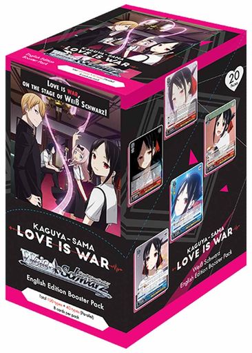 ヴァイスシュヴァルツ かぐやさま ラブイズウォーブースターボックス - ランダムカード8枚入り20パック WSE-KGL-S79-BP