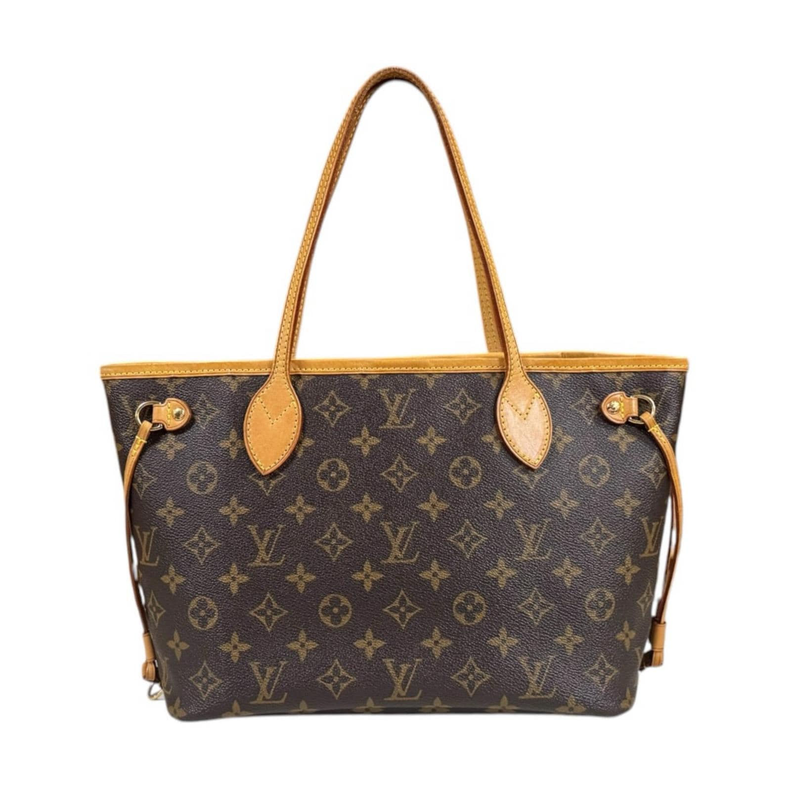 ルイヴィトン ネヴァーフルPM モノグラム トートバッグ モノグラムキャンバス M40155 ブラウン LOUIS VUITTON 中古