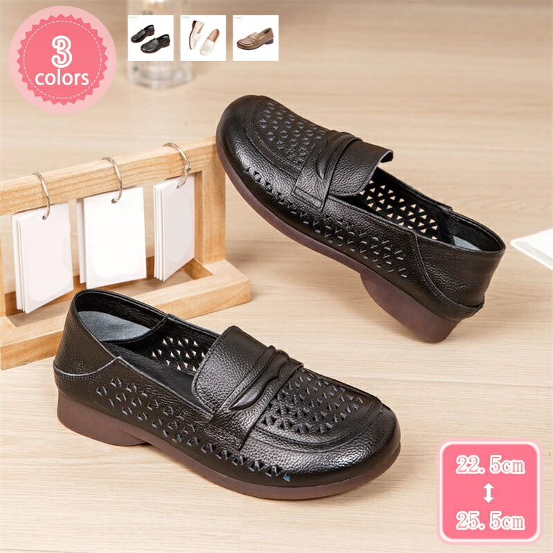 777円OFFクーポン レディース ラウンドトゥ パンプス メッシュ仕様 フラットシューズ 痛くない 歩きやすい 透かし ぺたんこ 白 黒 ローヒール フラット かわいい 美脚 ママシューズ 小さい