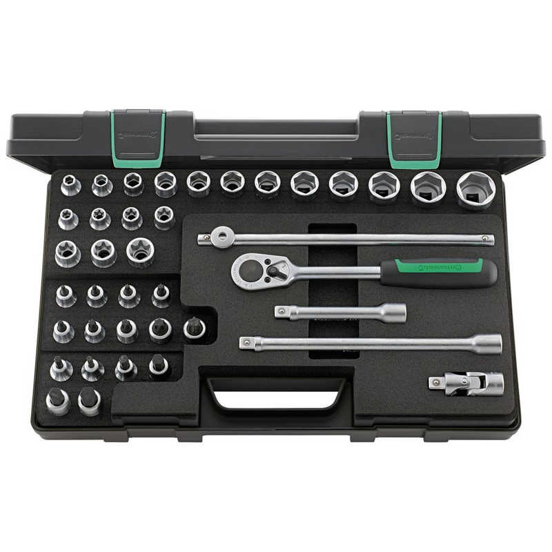 STAHLWILLE　39点組 1/2SQ ソケットレンチセット　876TXKN