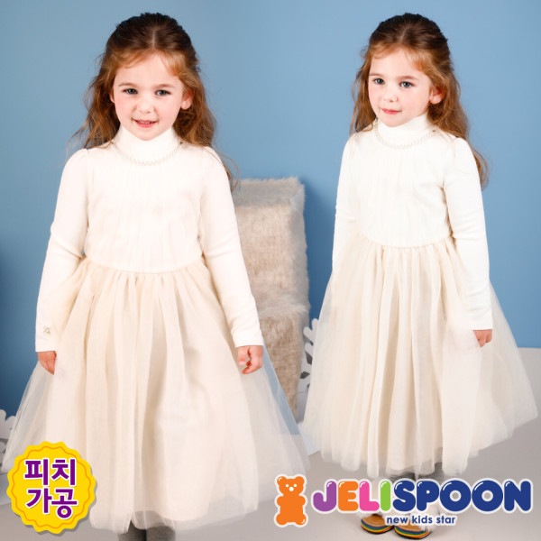 Newドキドキ起毛ピーチワンピース/子供服 5,173円