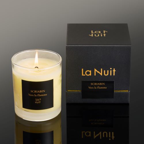 ラニュイ スクリャービン 『炎へ向かって』 アロマキャンドル LA NUIT SCRIABIN VERS LA FLAMME [se1]