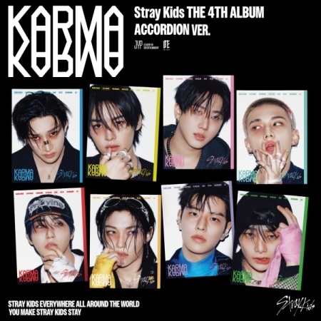 【Stray Kids】『KARMA』[ACCORDION VER]（8 Ver SET）- K-POP Official Album