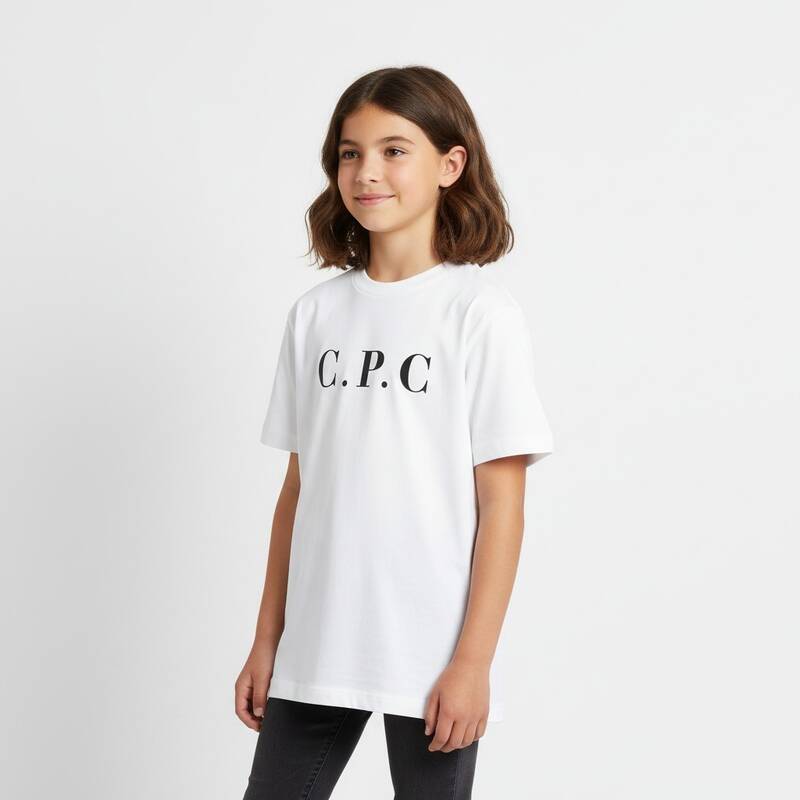 [カード決済で10%オフ] CP COMPANY KIDS 半袖Tシャツ C5M00L LAA17 10135 (大人用サイズ)
